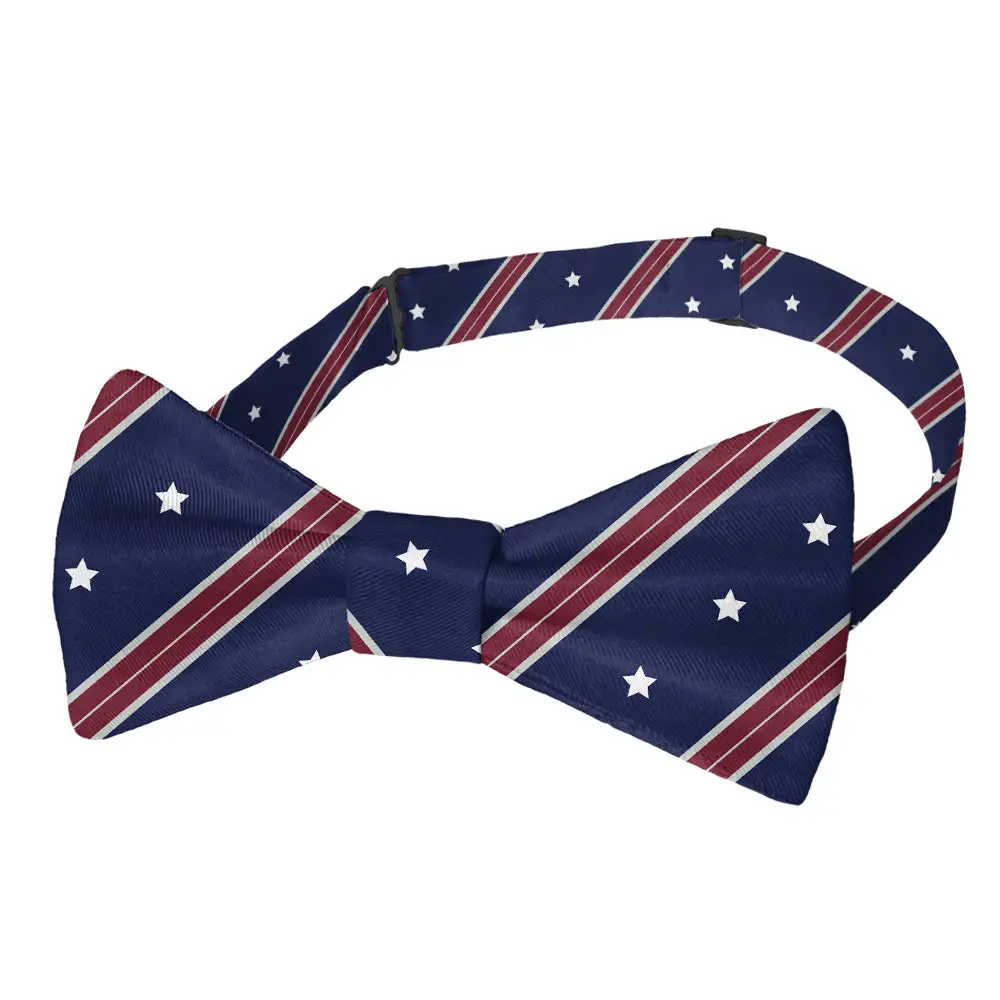 Star Spangled Pattern Bow Tie