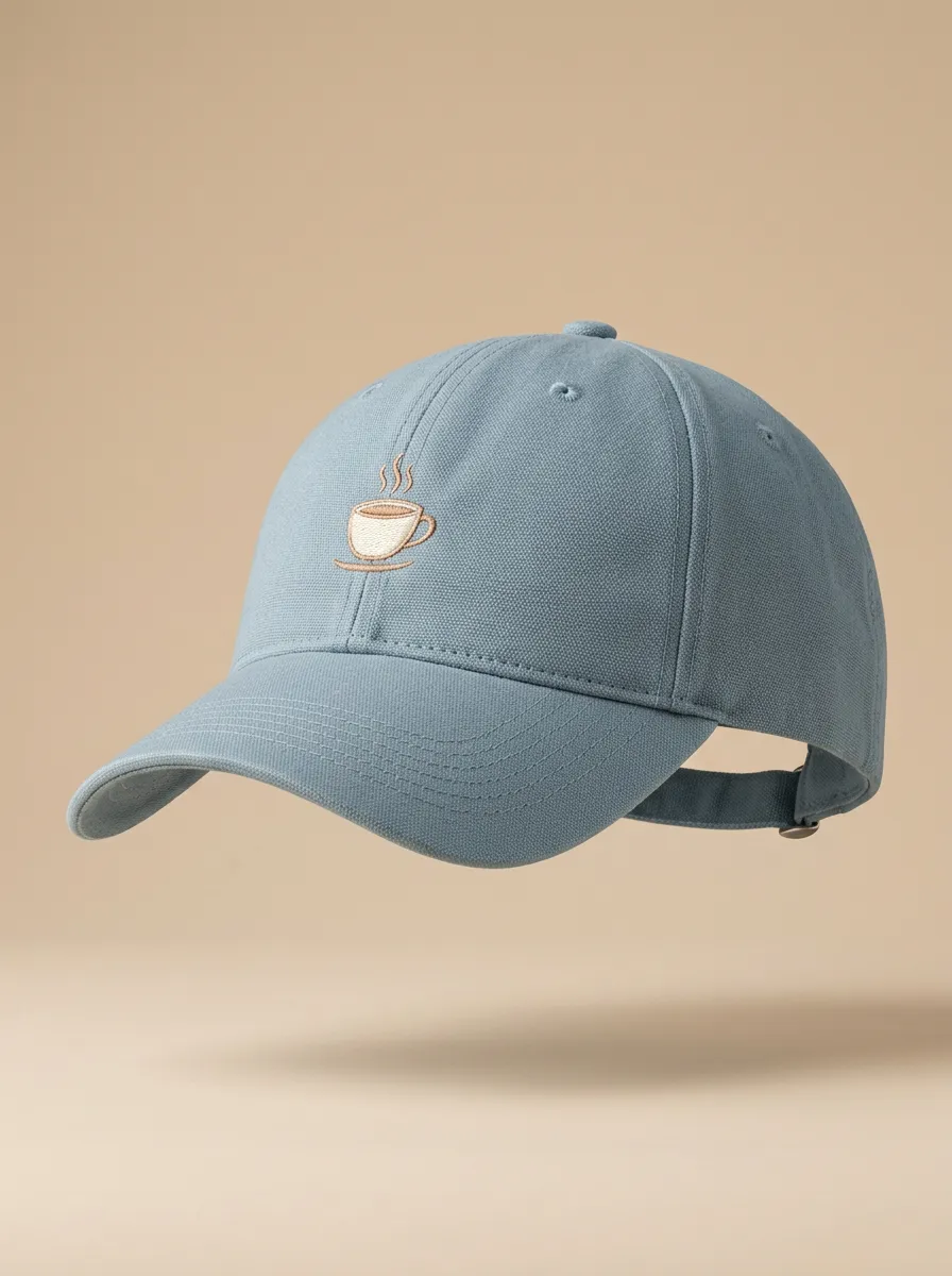 Relaxed Coffee-Lover Embroidered Minimal Unisex Baseball Cap