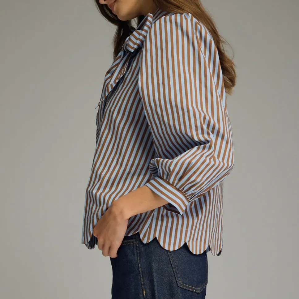 Bow Tie Stripe Top