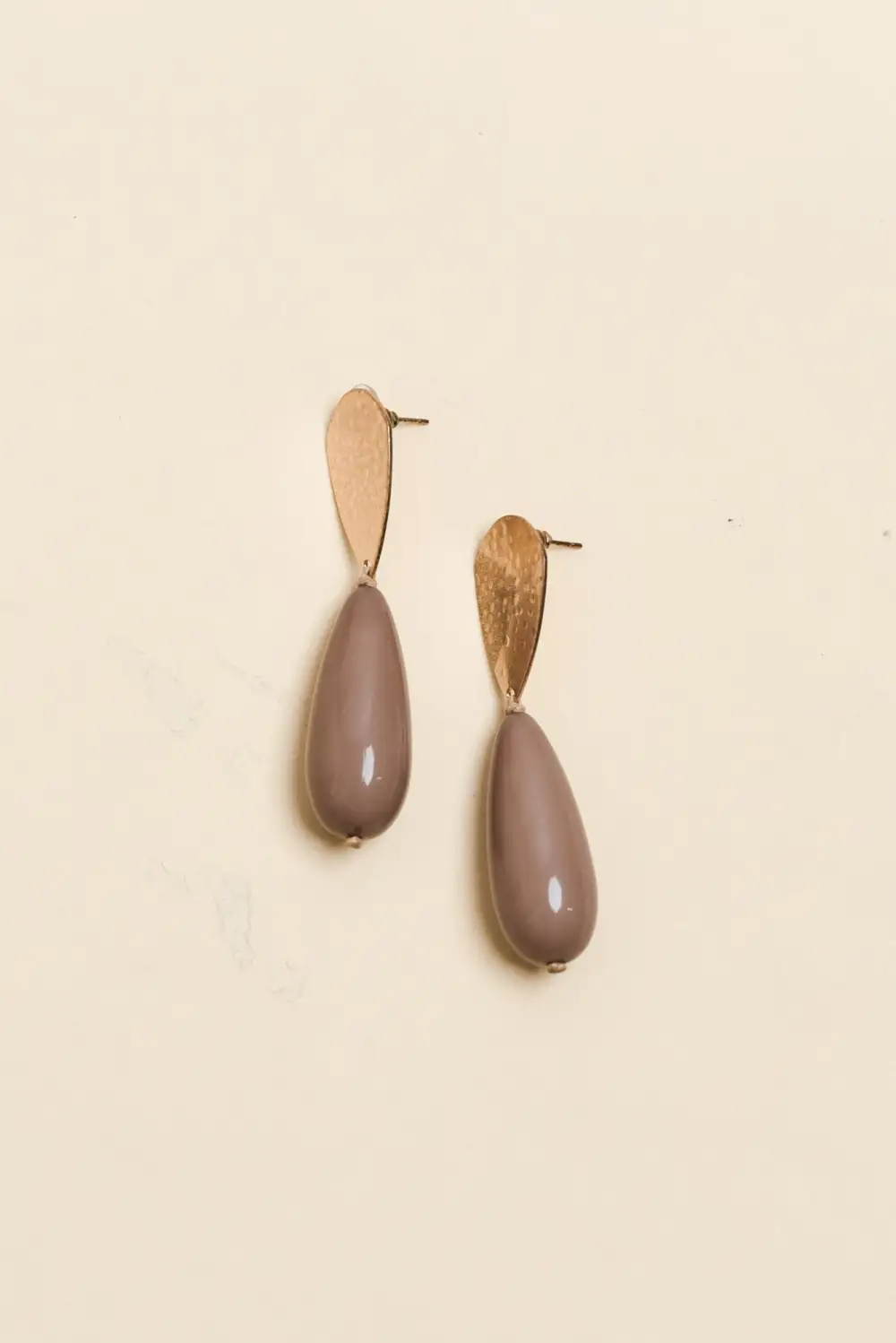Stud Teardrop Earrings
