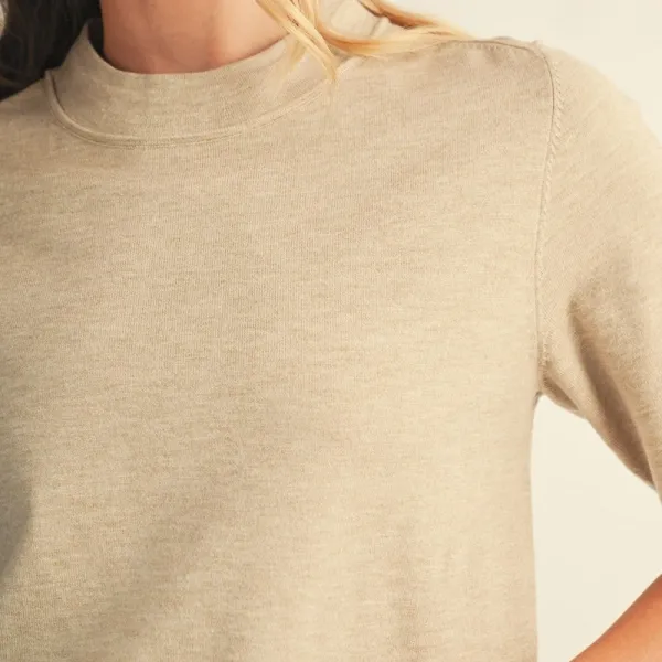 Round Neck Knit Top