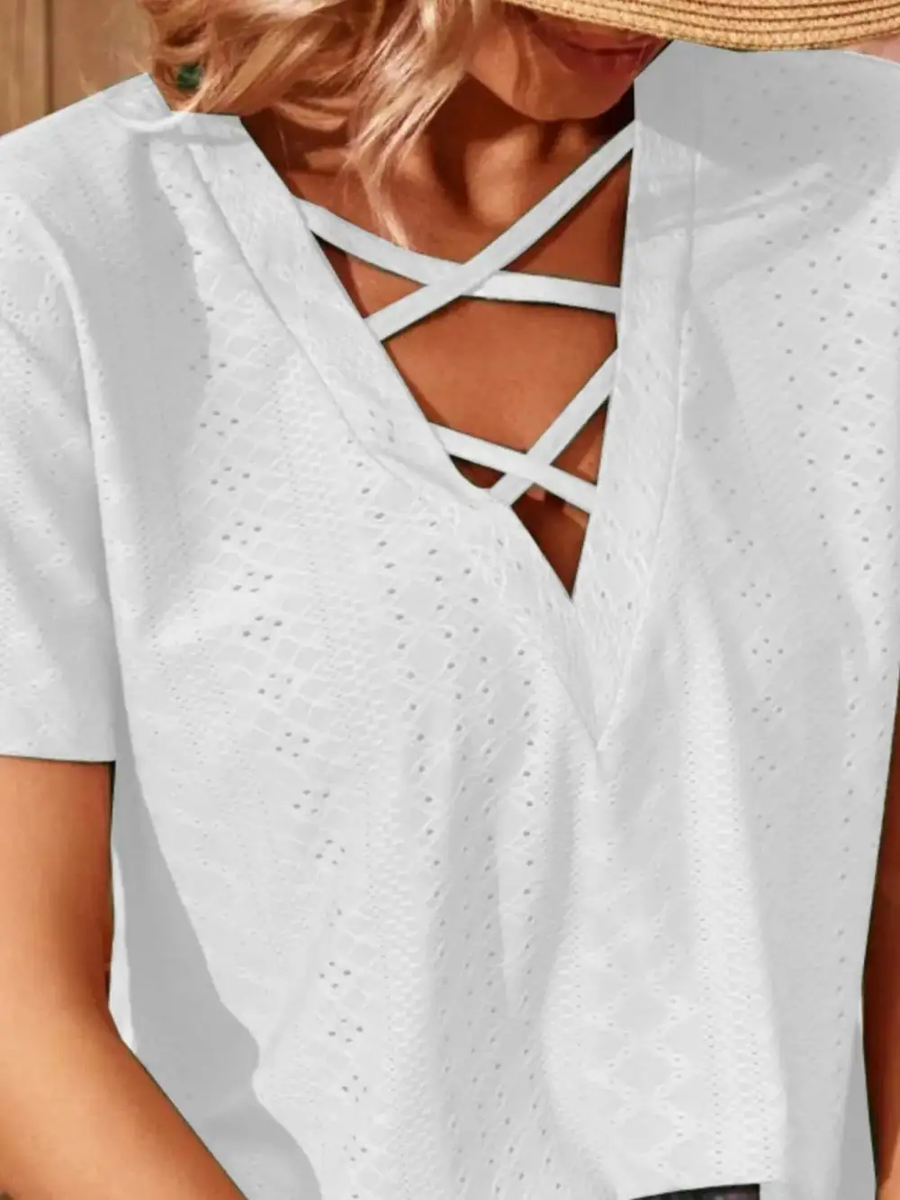 Textured Refined Short-Sleeve T-Shirt