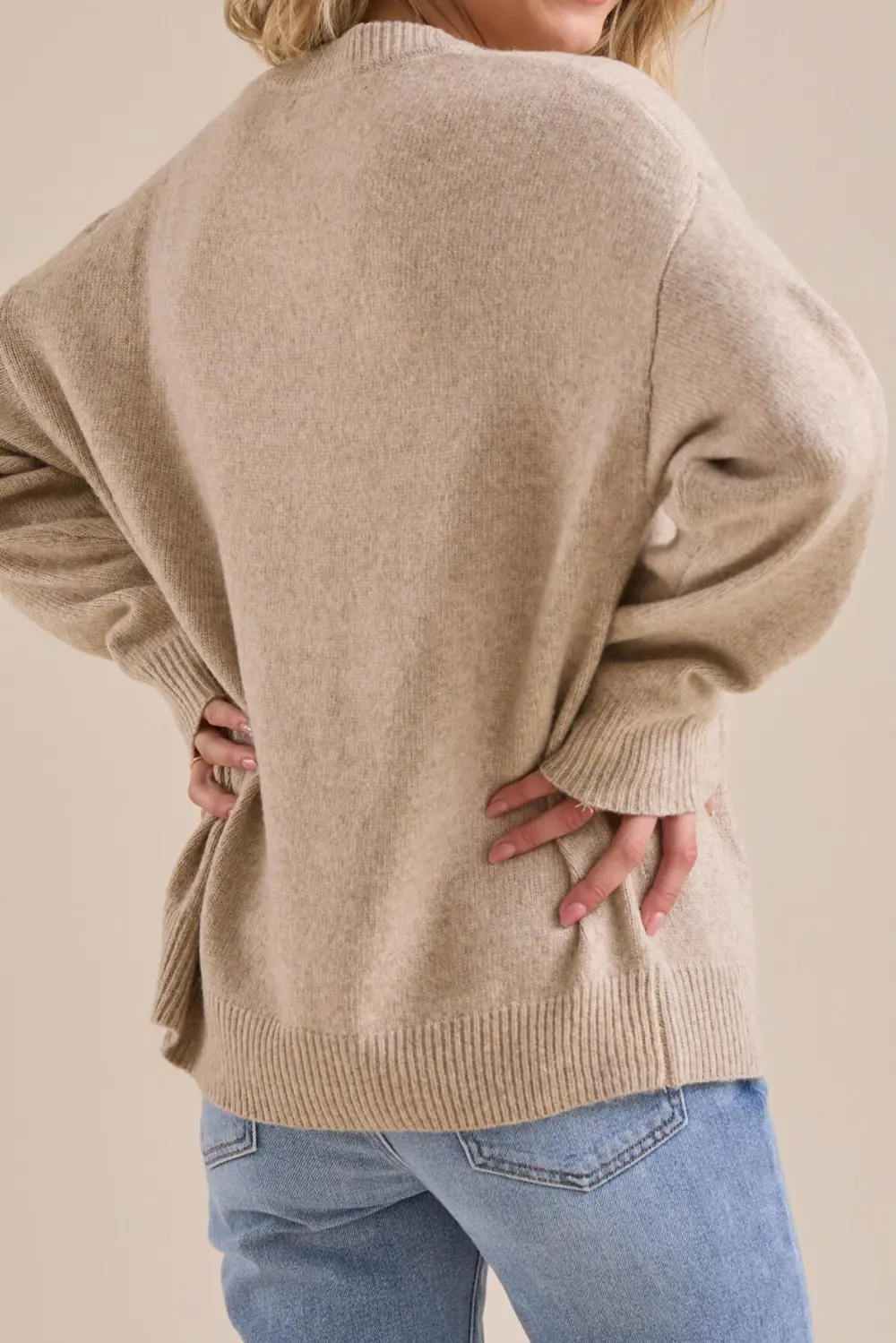 Long Sleeve Bow Sweater