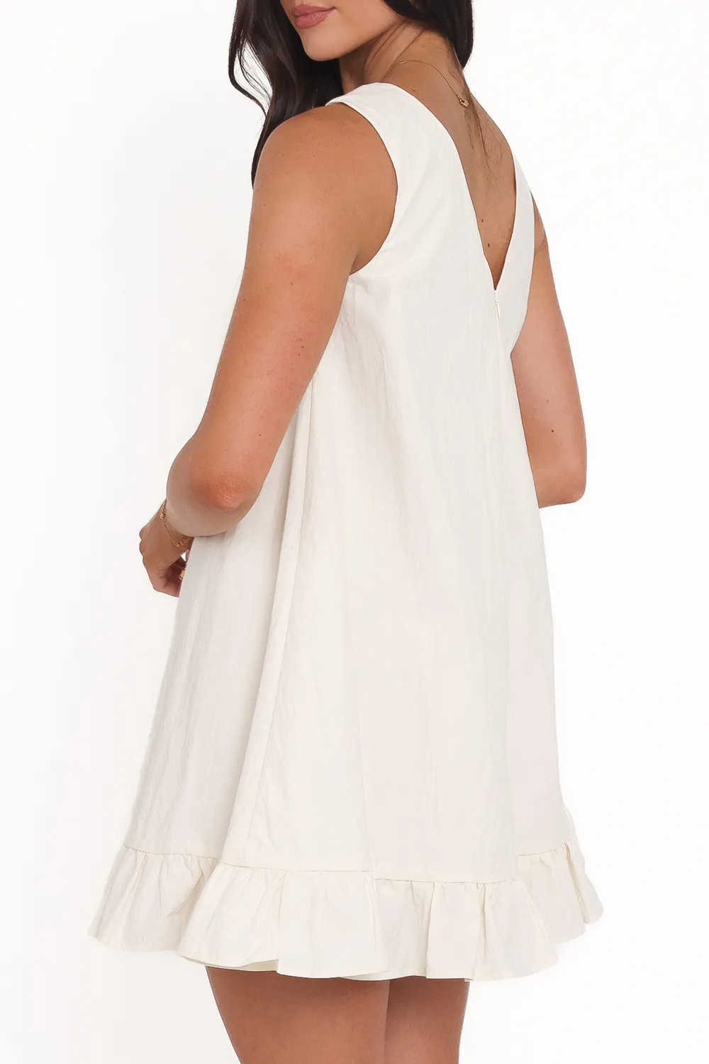 Cotton Shift Mini Dress