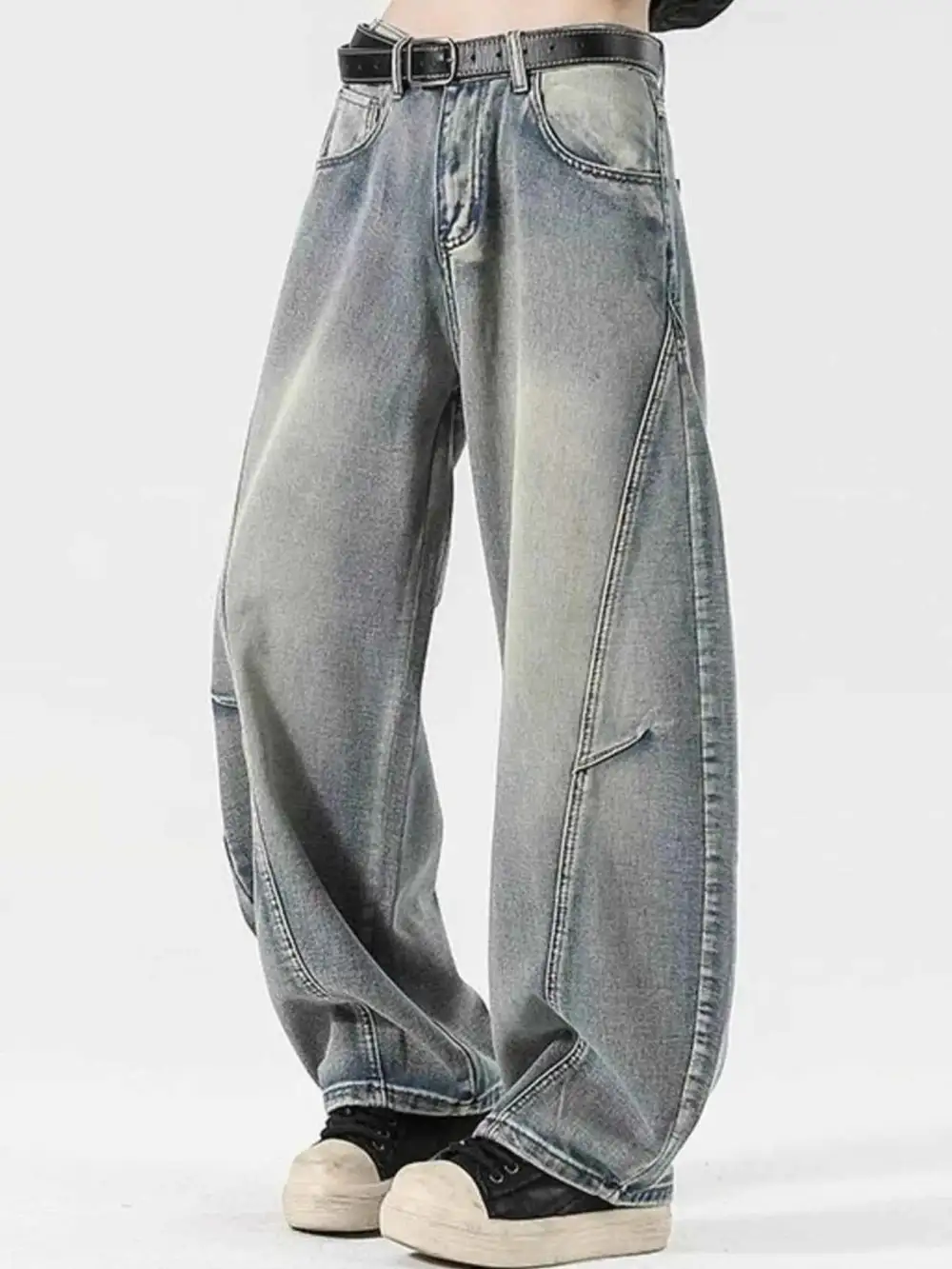 Modern Washed Wide Leg Jeans