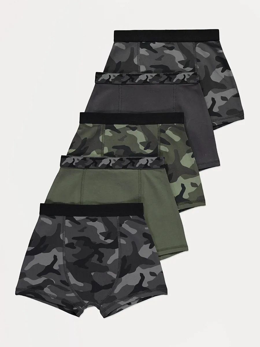 Camouflage Trunks 5 Pack
