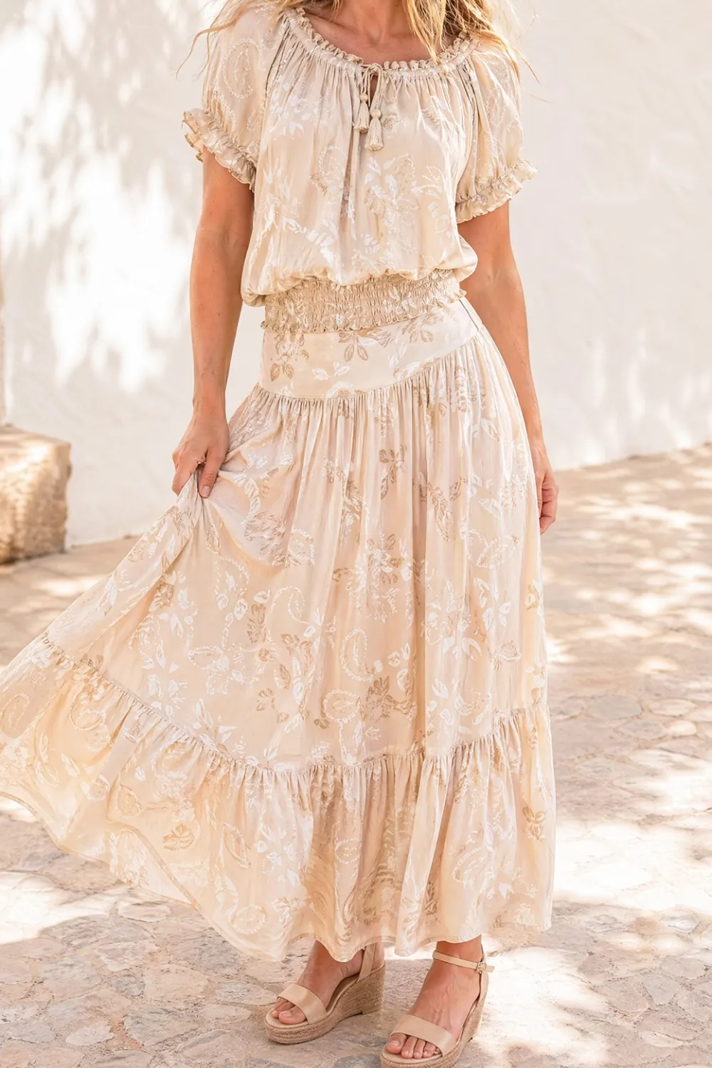 Compact Leisure Everyday Casual Floral Skirt