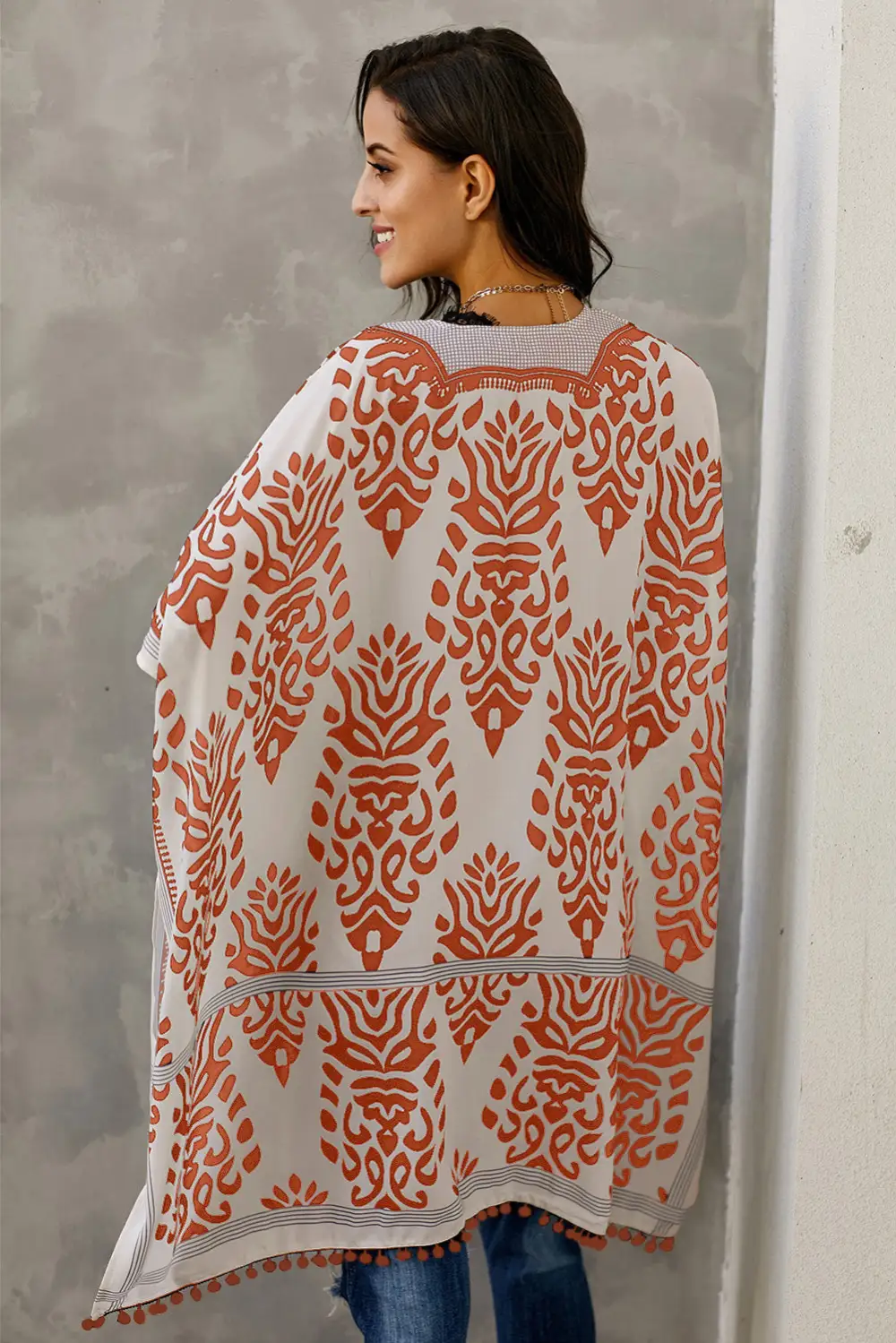 Swimwear Prowess Pom Pom Kimono