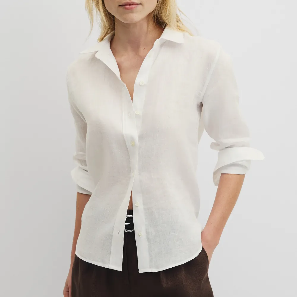 Women's Modern Linen Shirt