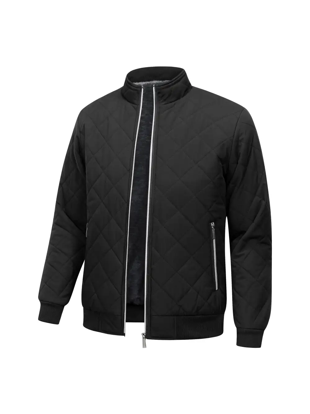 Practical Zip Front Bomber Jacket