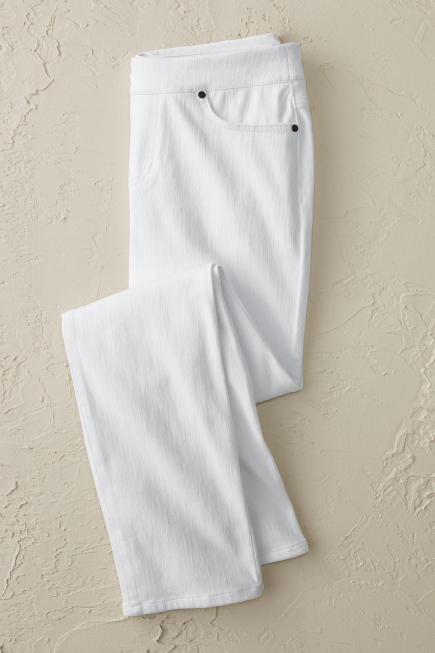 Knit Denim ShapeMe® Slim Leg Jeans