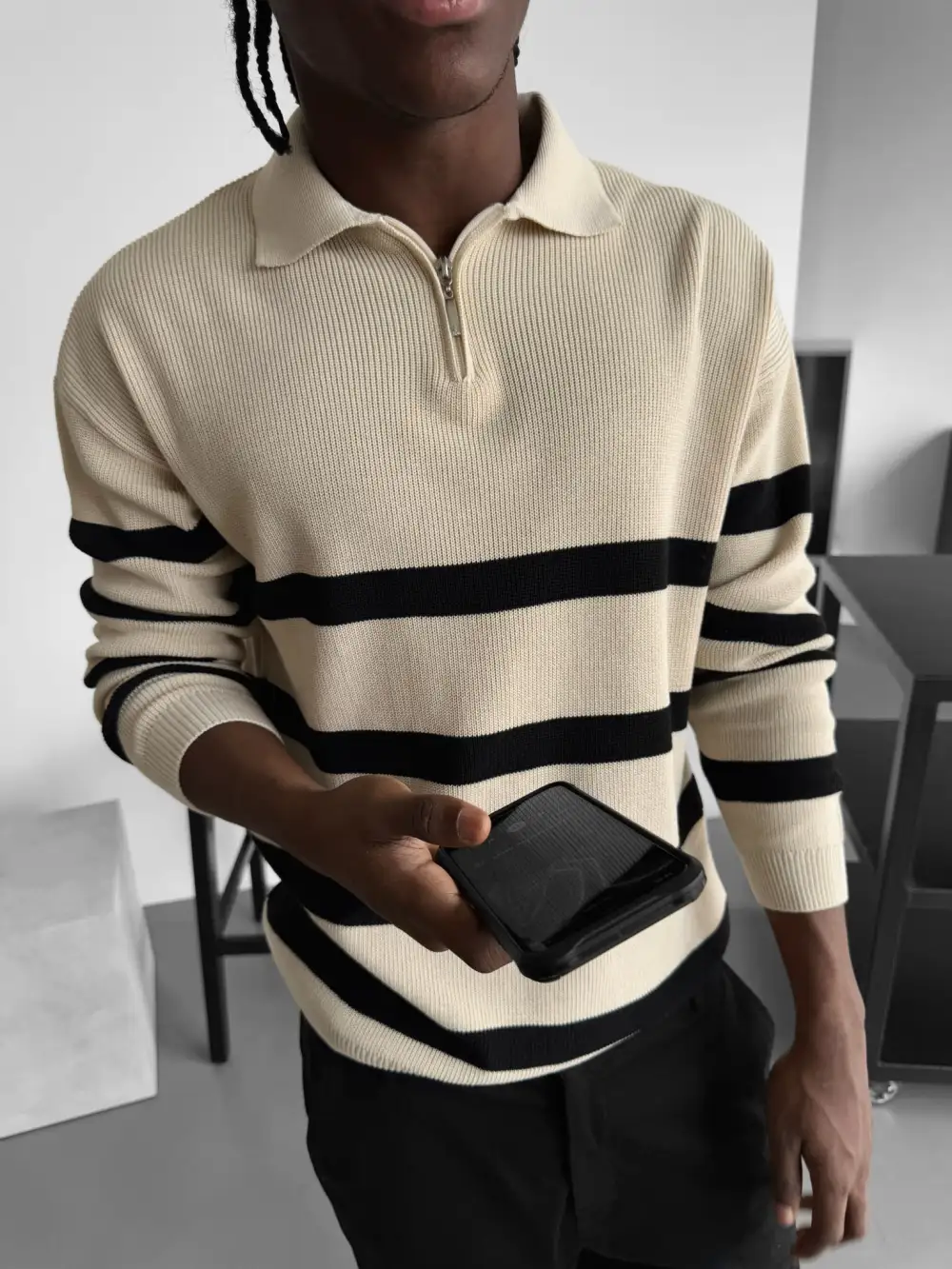 Minimal Relaxed Knit Sweater