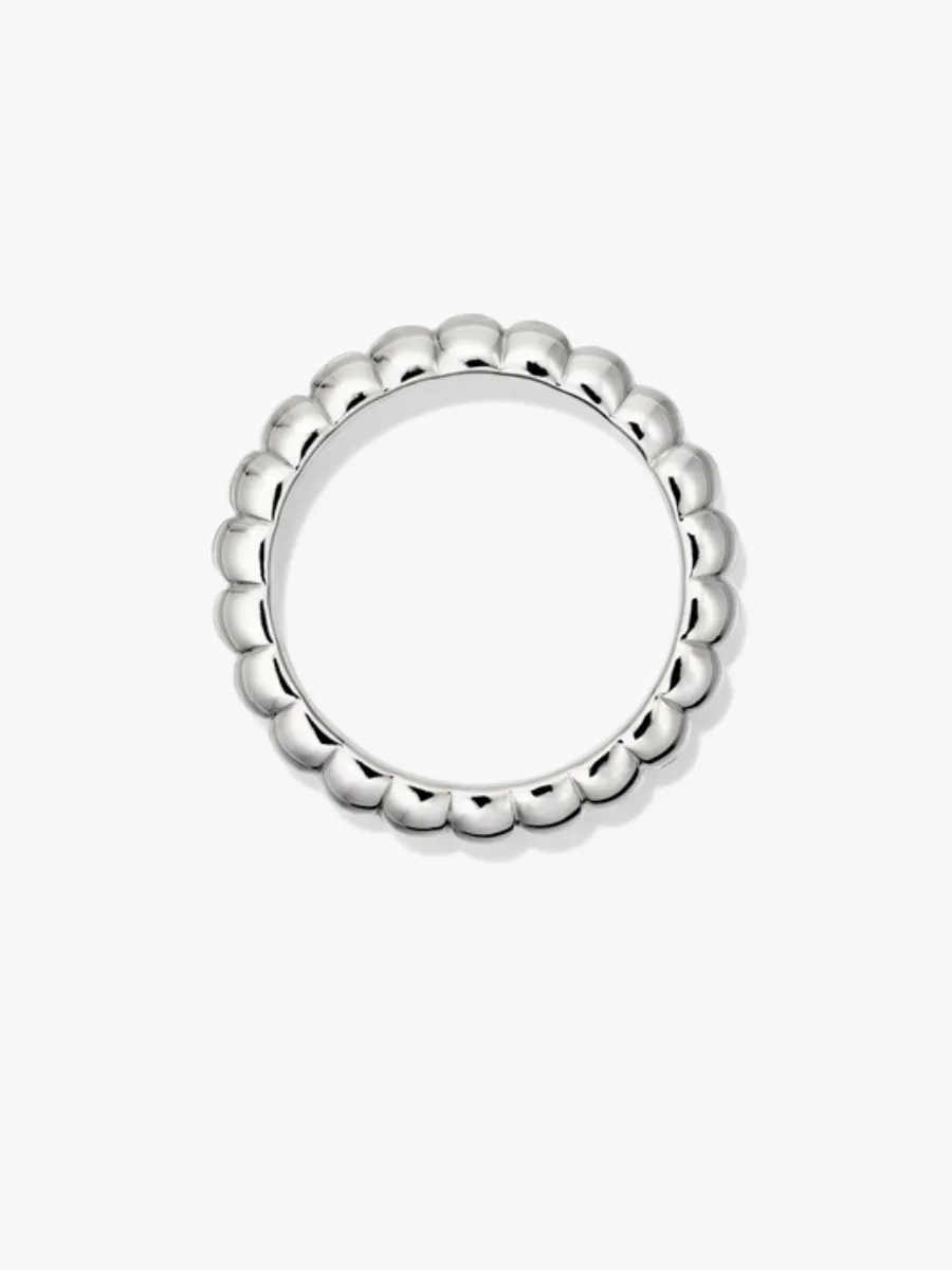 Elegant Quilted Band Ring