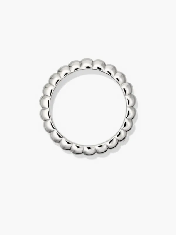 Elegant Quilted Band Ring