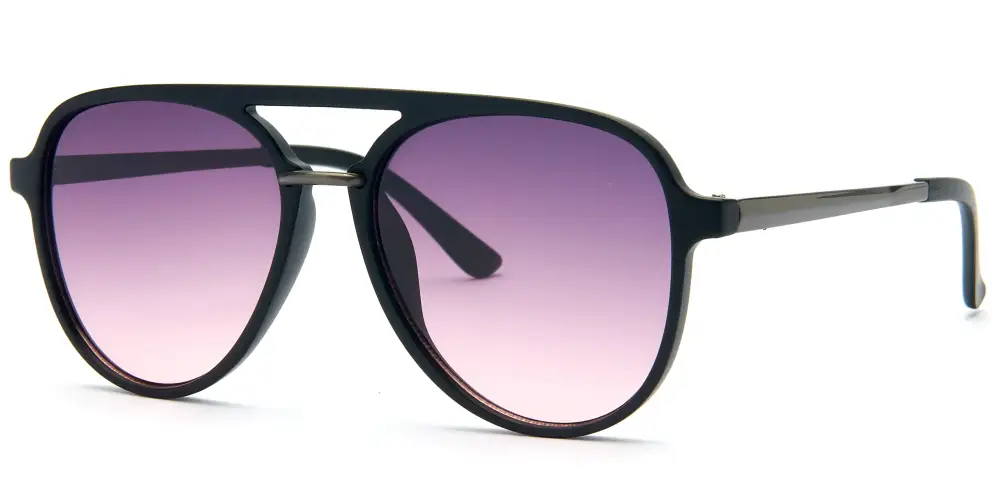 Plastic Flat Top Flat Lens Sunglasses