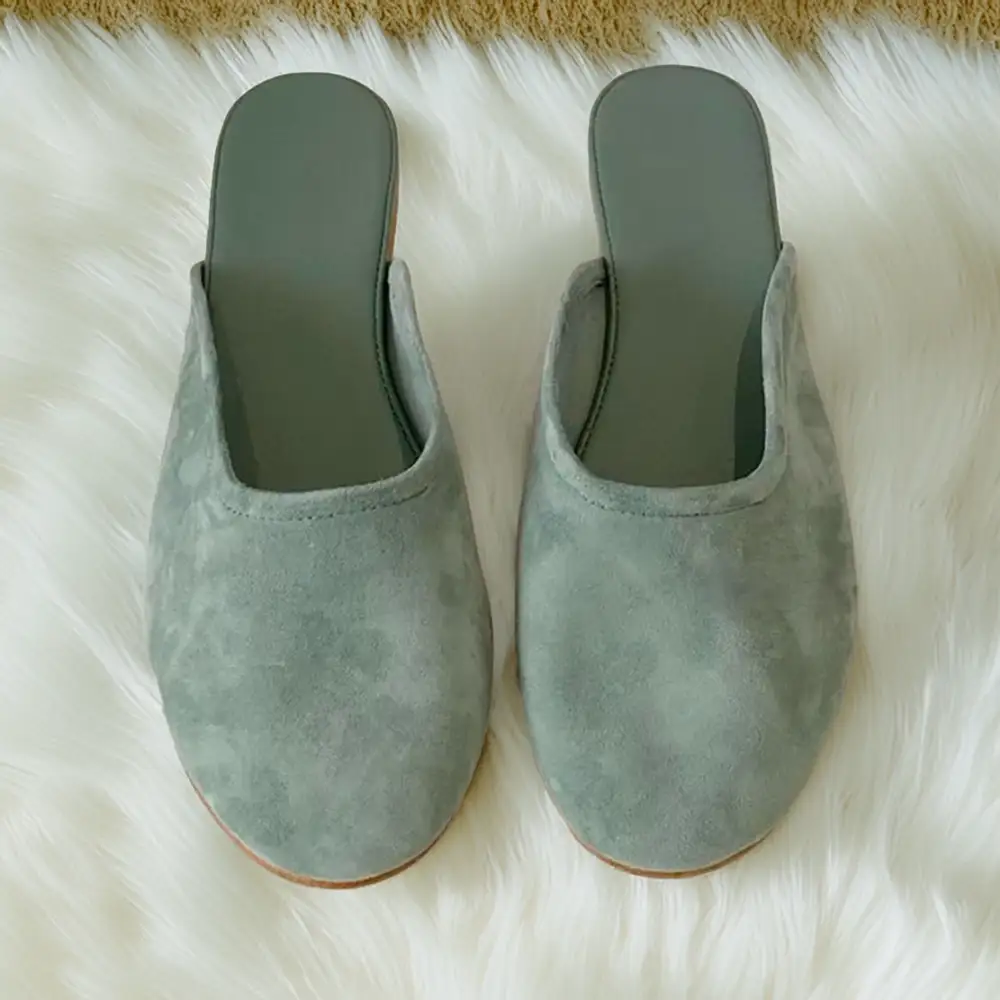 Warm Touch Plush Lined Mule Slippers