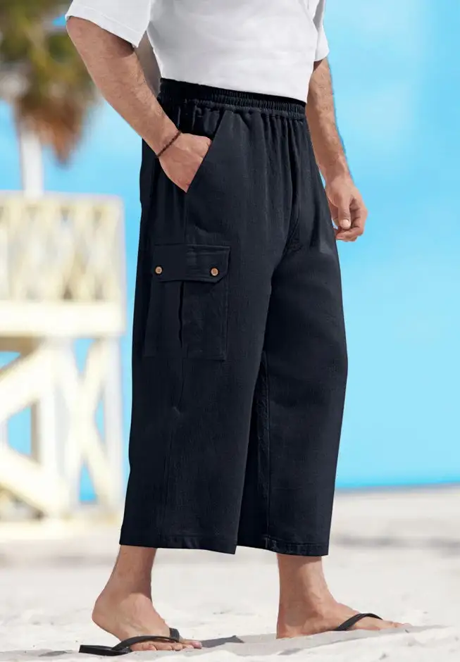 Gauze Cargo Judo Shorts