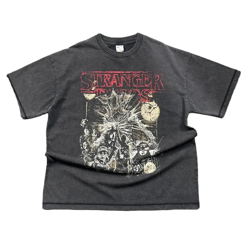 Oversized Washed Cotton Short-Sleeve Tee