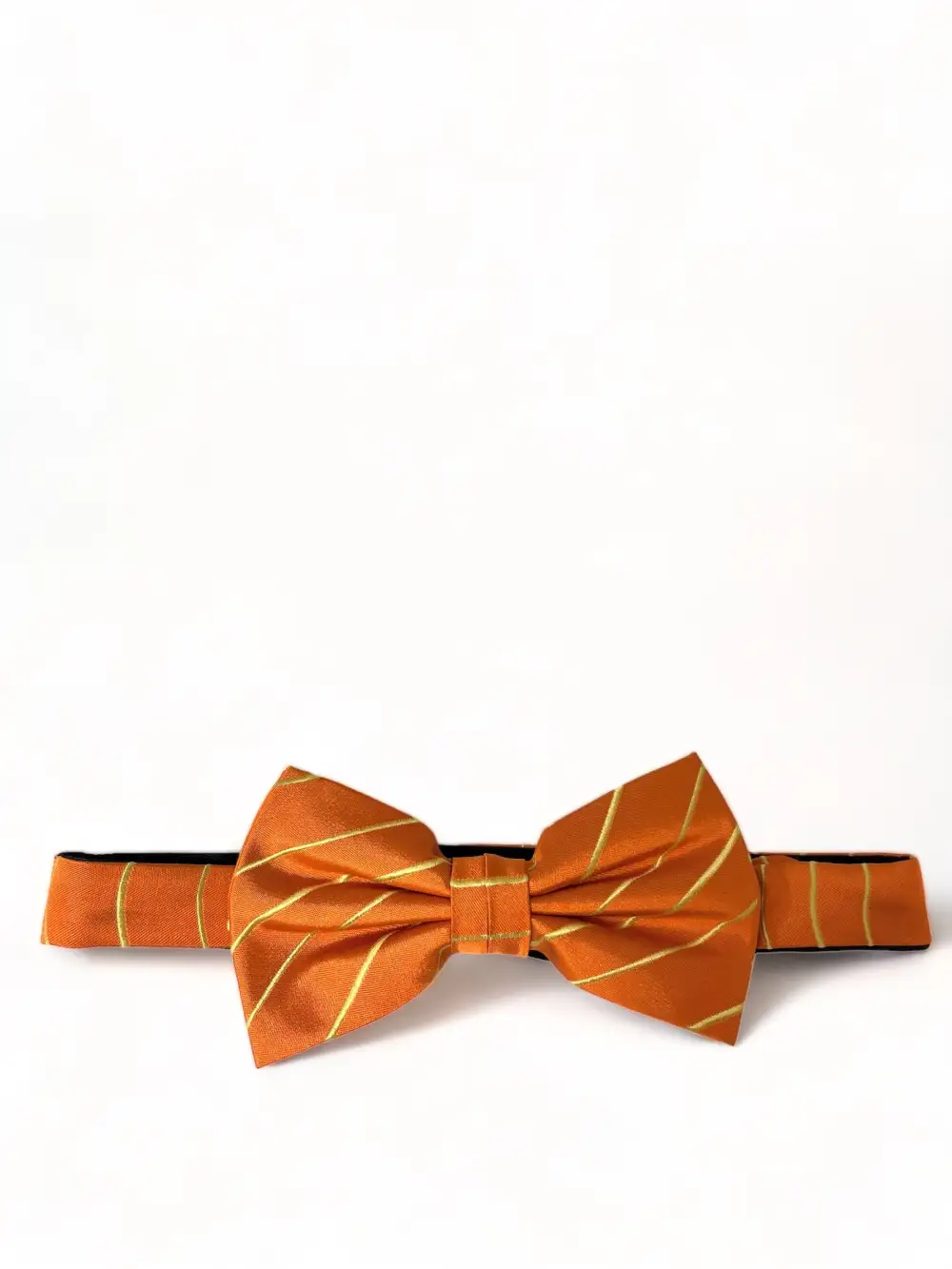 Ceremonial Striped Silk Bow Tie Set