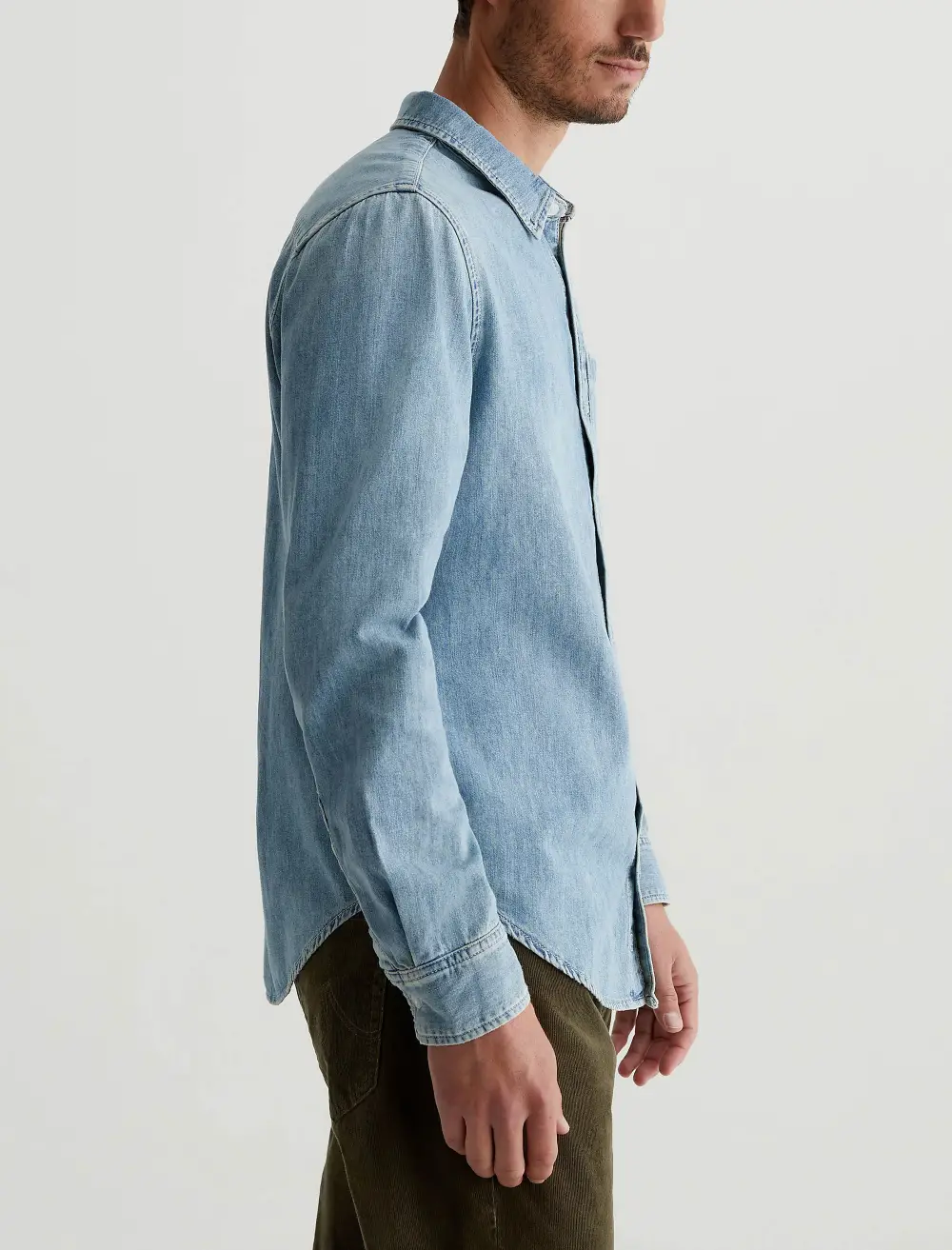 Men's Refined Stretch Denim Shirt