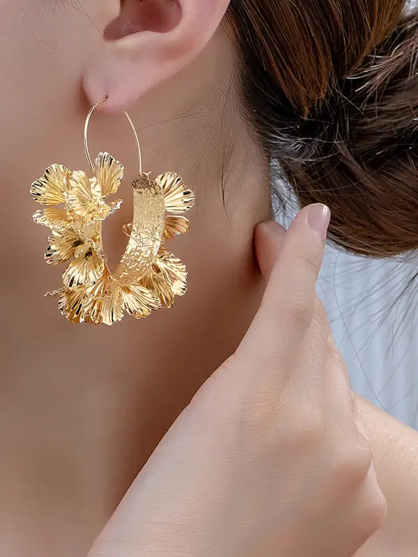 Polished Celestial Drop Earrings