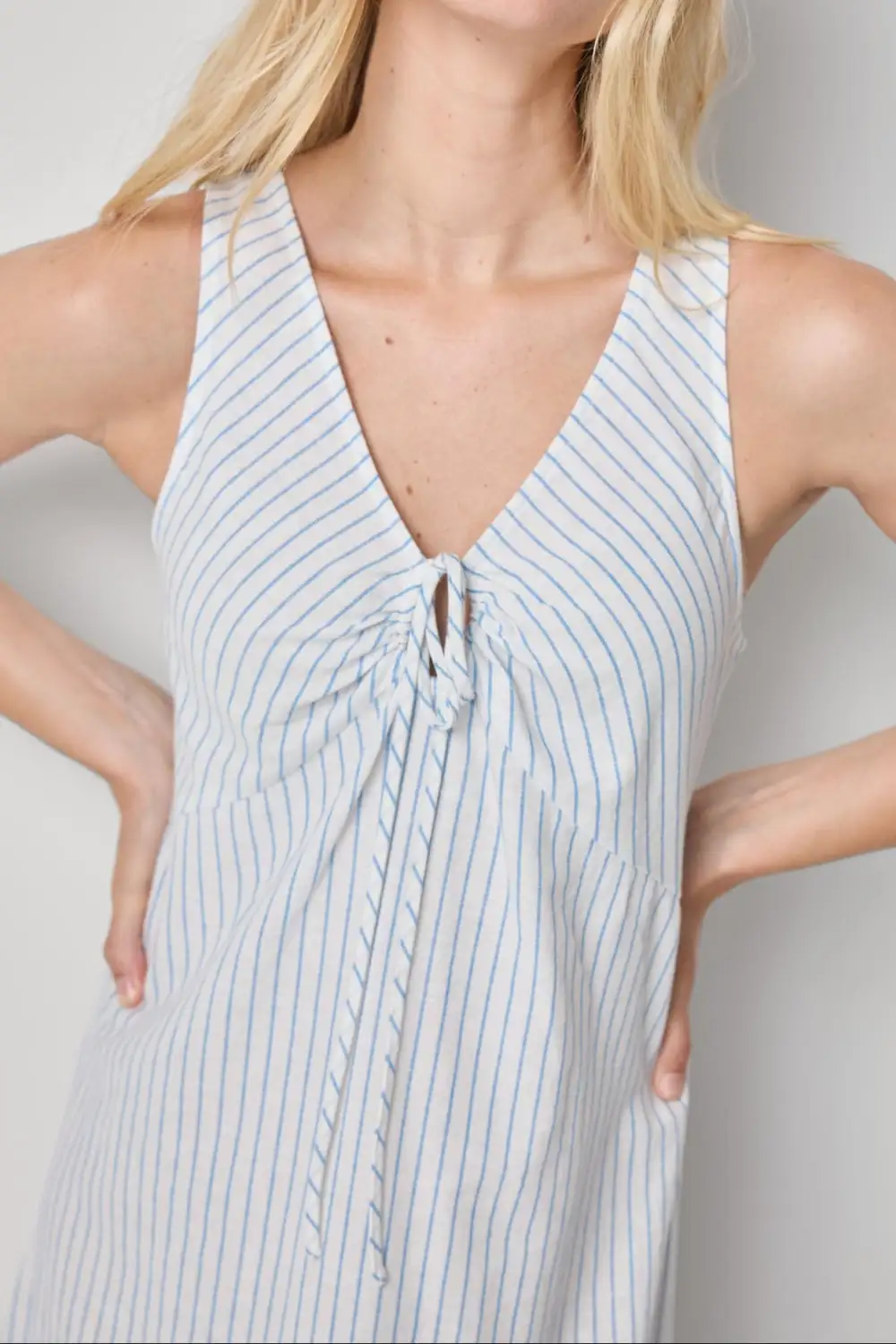 Striped Midi Easy Fit Dress