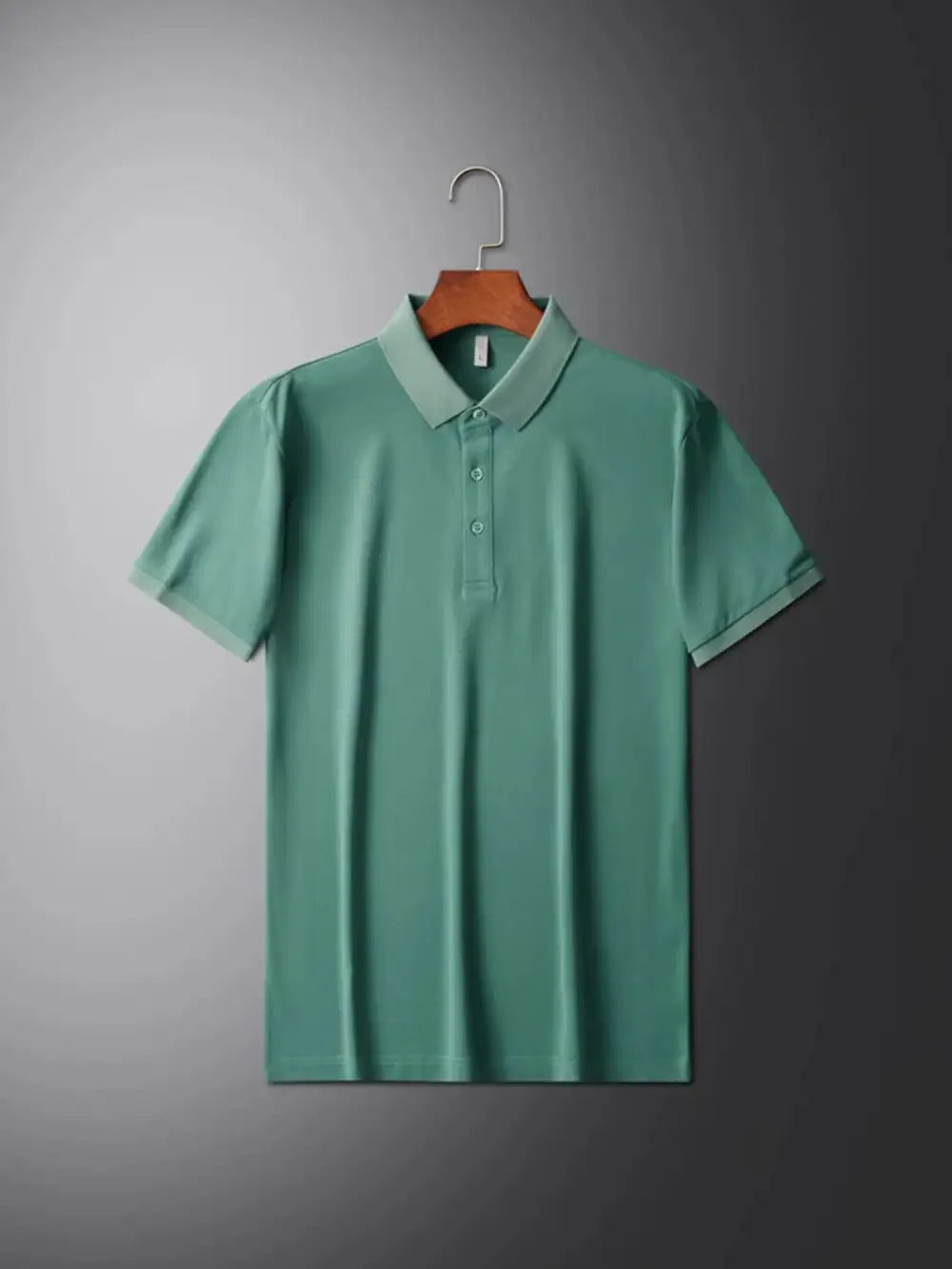 Structured Short Sleeve Collared Polo Shirt
