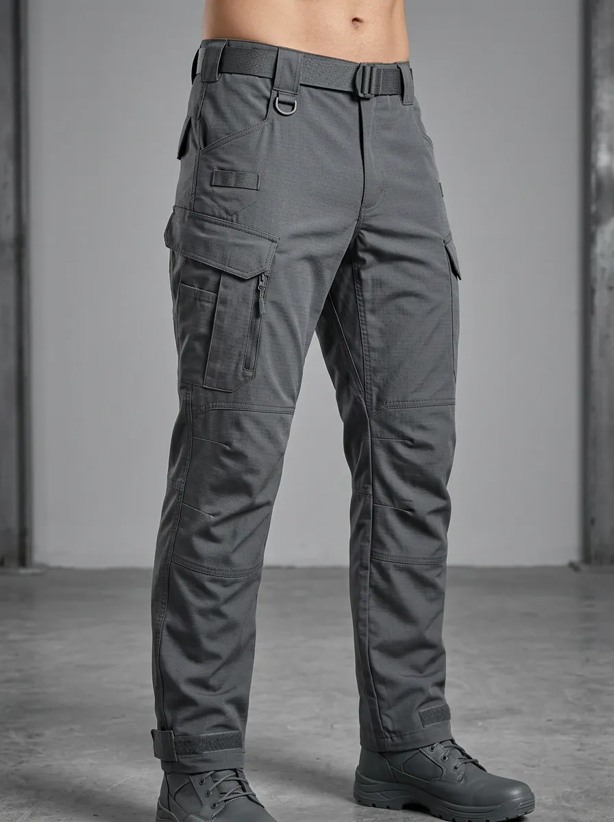 Men's Utility Tactical Outdoor Multi-Pocket Ripstop Cargo Pants