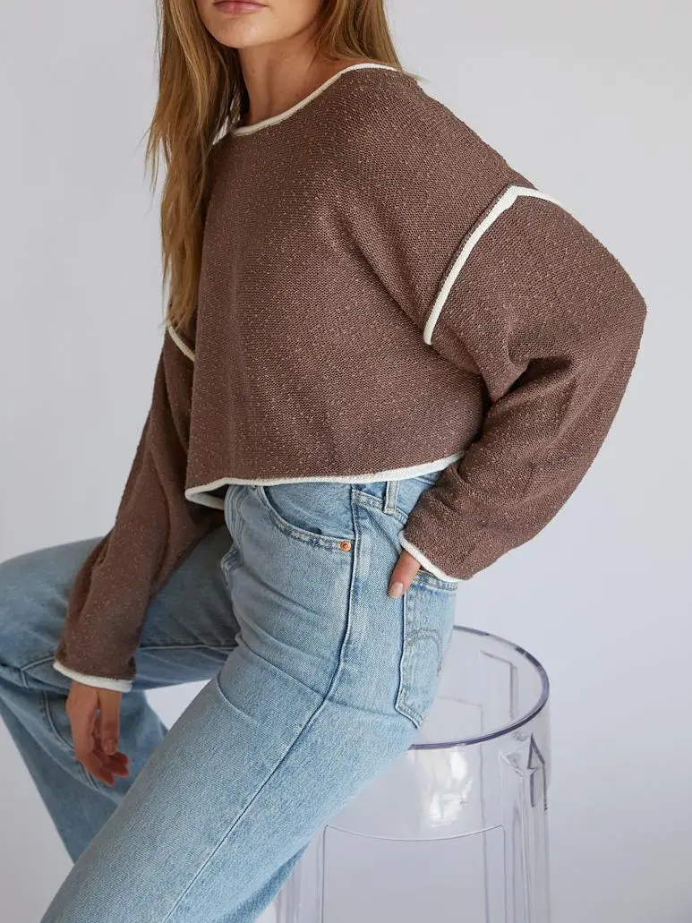 Commuting Style Knit Sweater