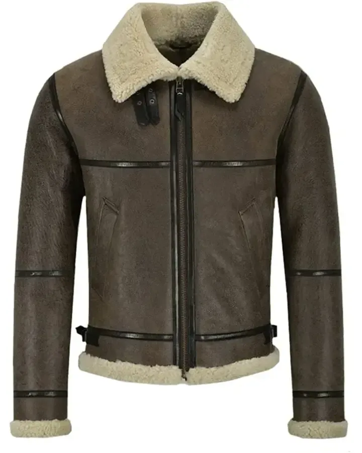 Bomber Motorcycle Shearling Lambskin Jacket