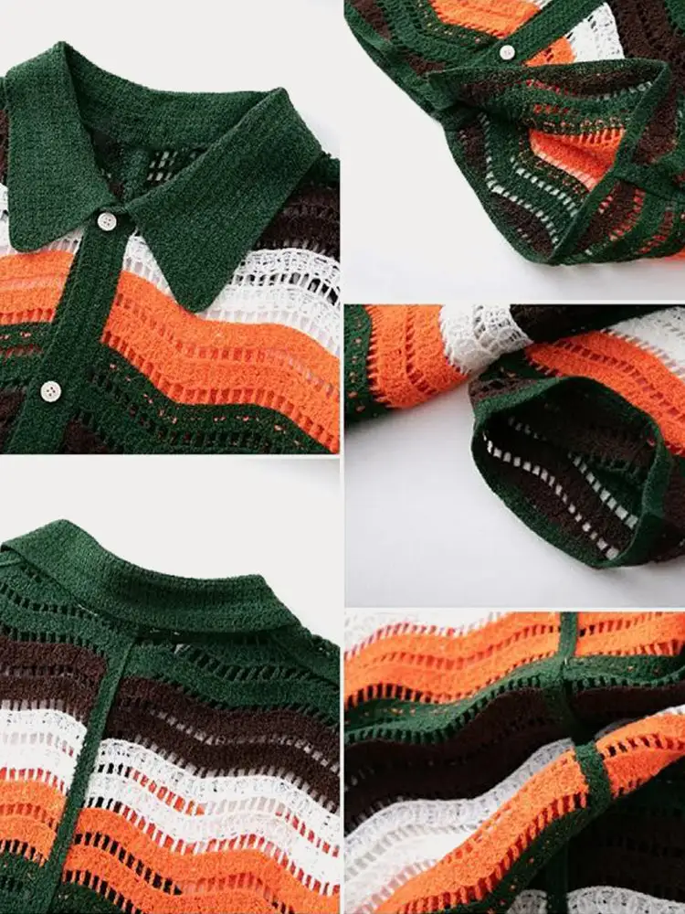 Open Stitch Utility Pocket Shirt