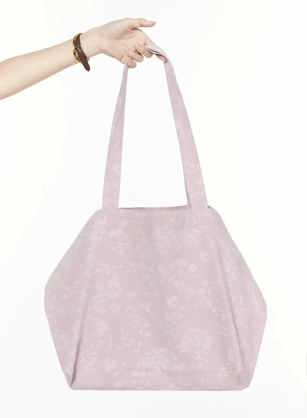 Floral Print Tote Bag