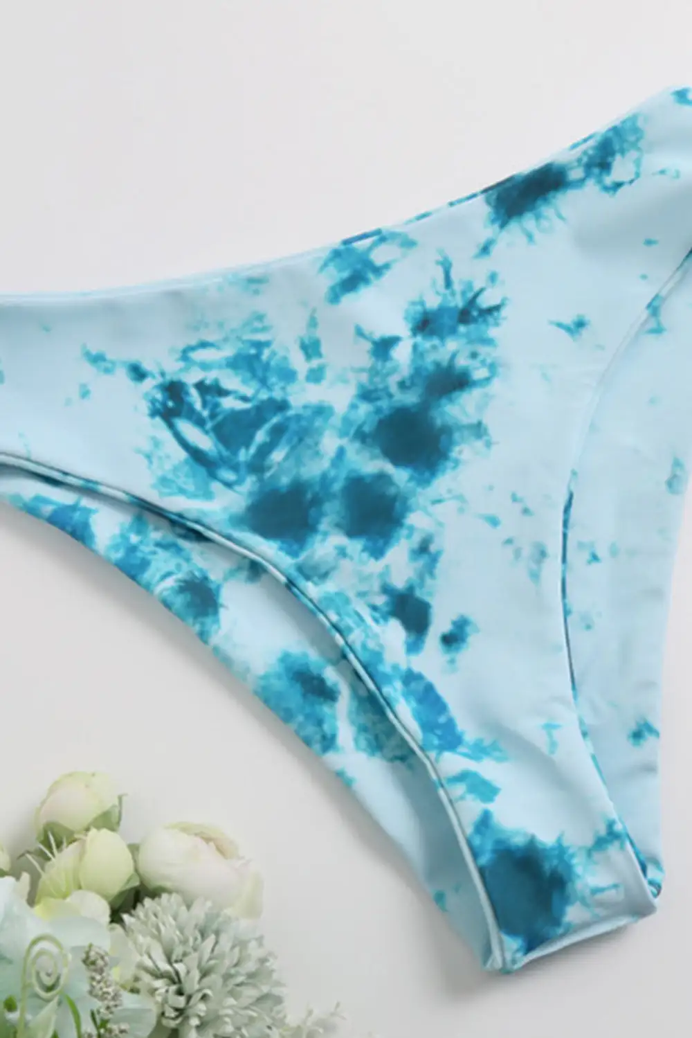 Swimwear Tie Dyed Print Bikinis Swimsuit Two Piece Swimwear