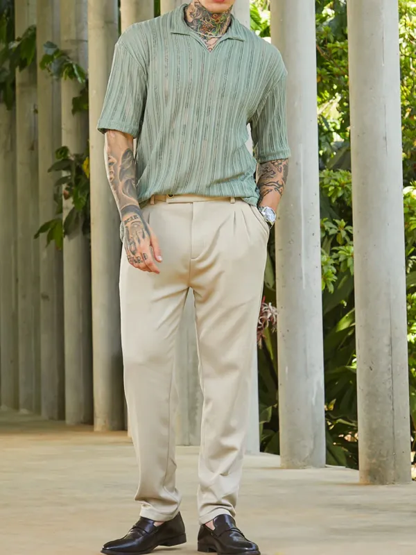 Green Relaxed Polo T-Shirt