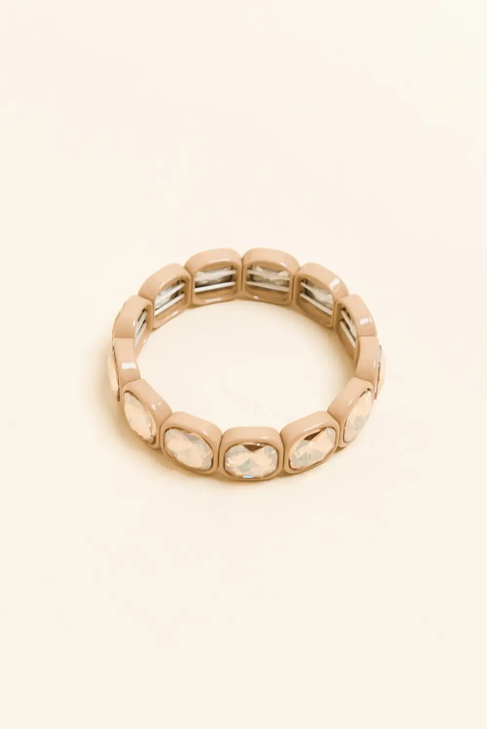 Crystal Beaded Stretch Bracelet