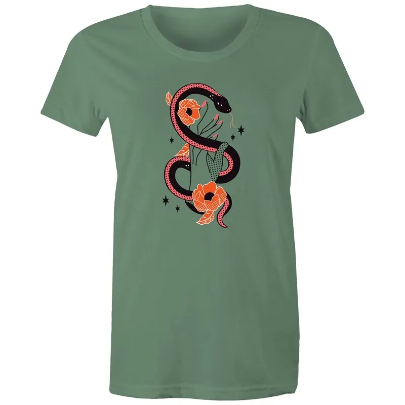 Caduceus Hand Graphic T-Shirt