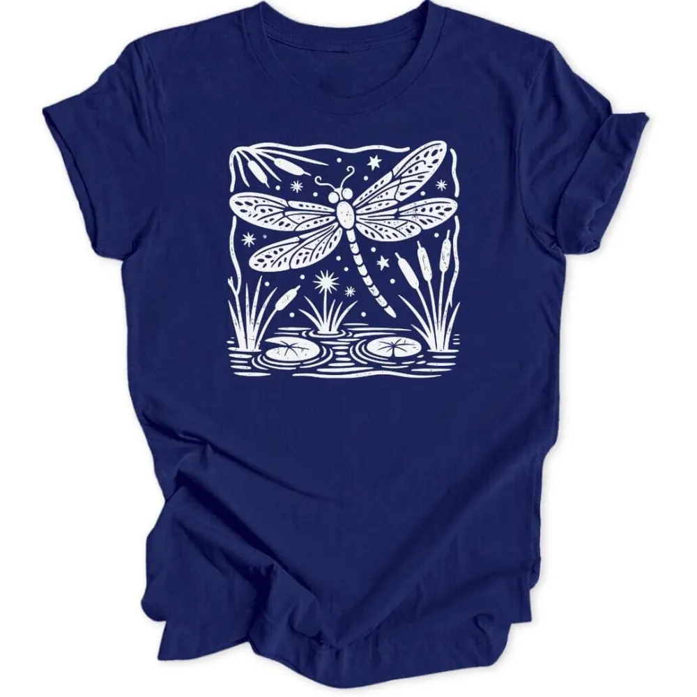 Folk Art Dragonfly Unisex T-Shirt