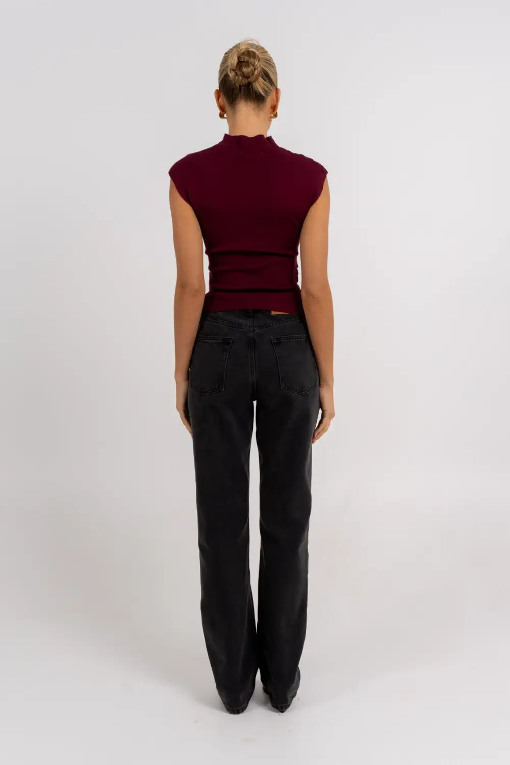 Soft Texture Ribbed Knit Tank Top