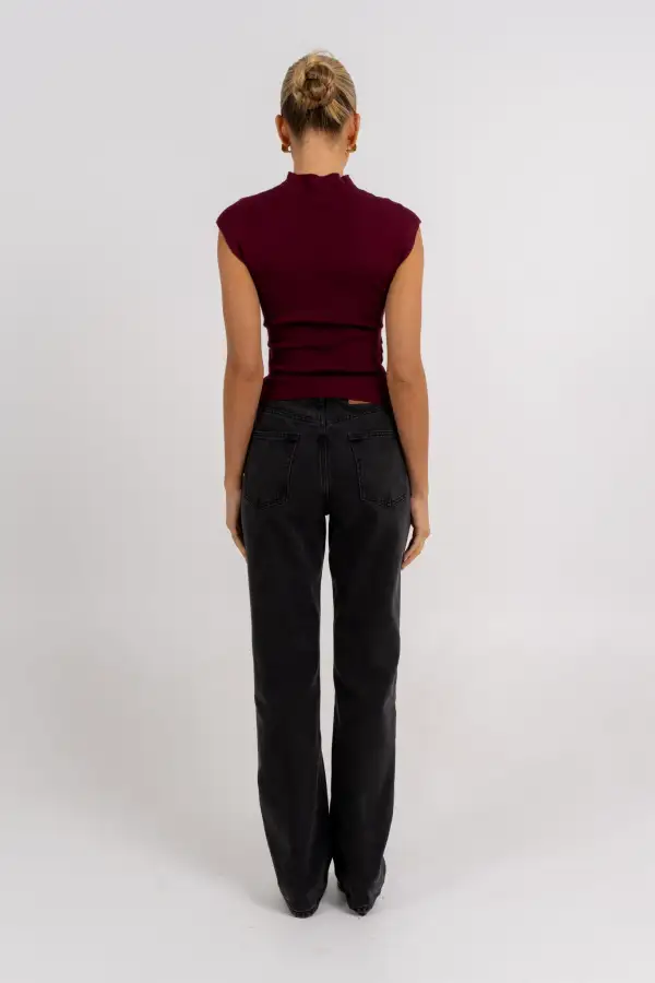 Soft Texture Ribbed Knit Tank Top