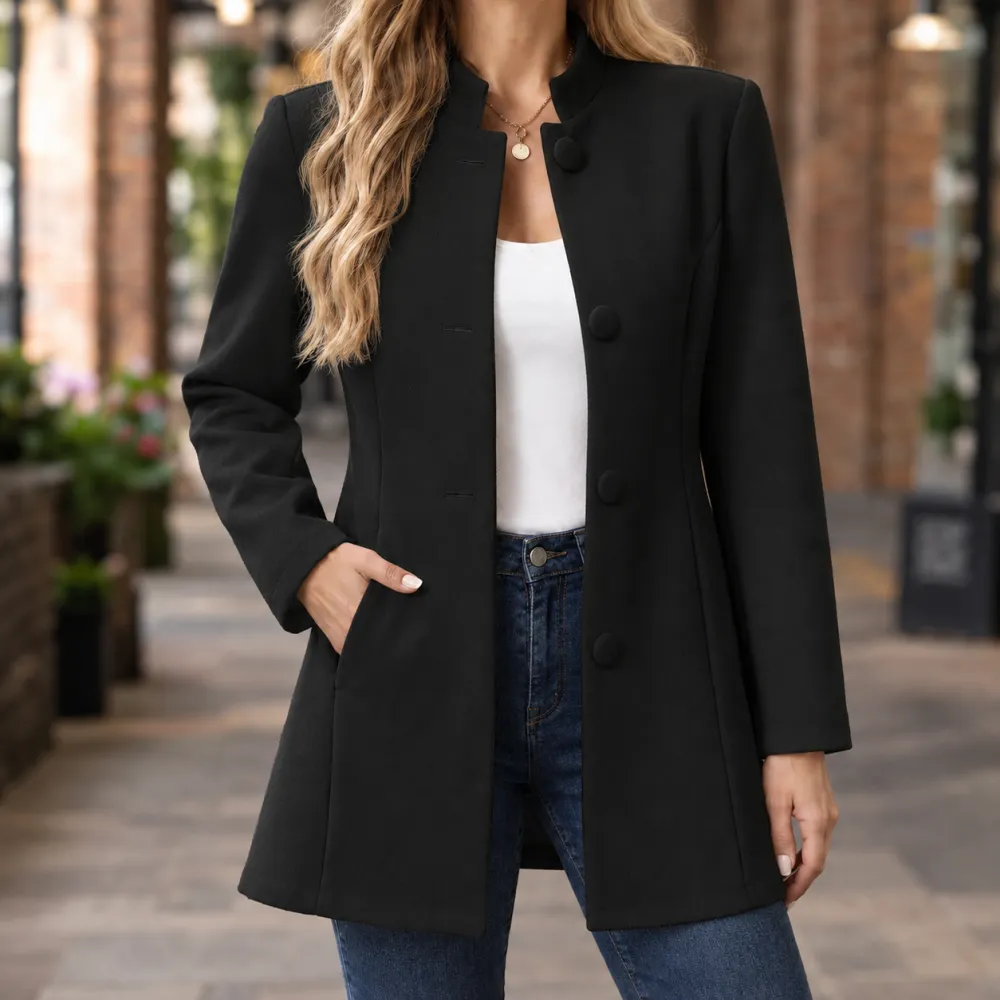 Stand Collar Blazer