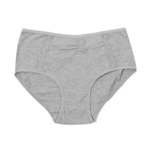 Cotton Panty With Lace And Rhinestone