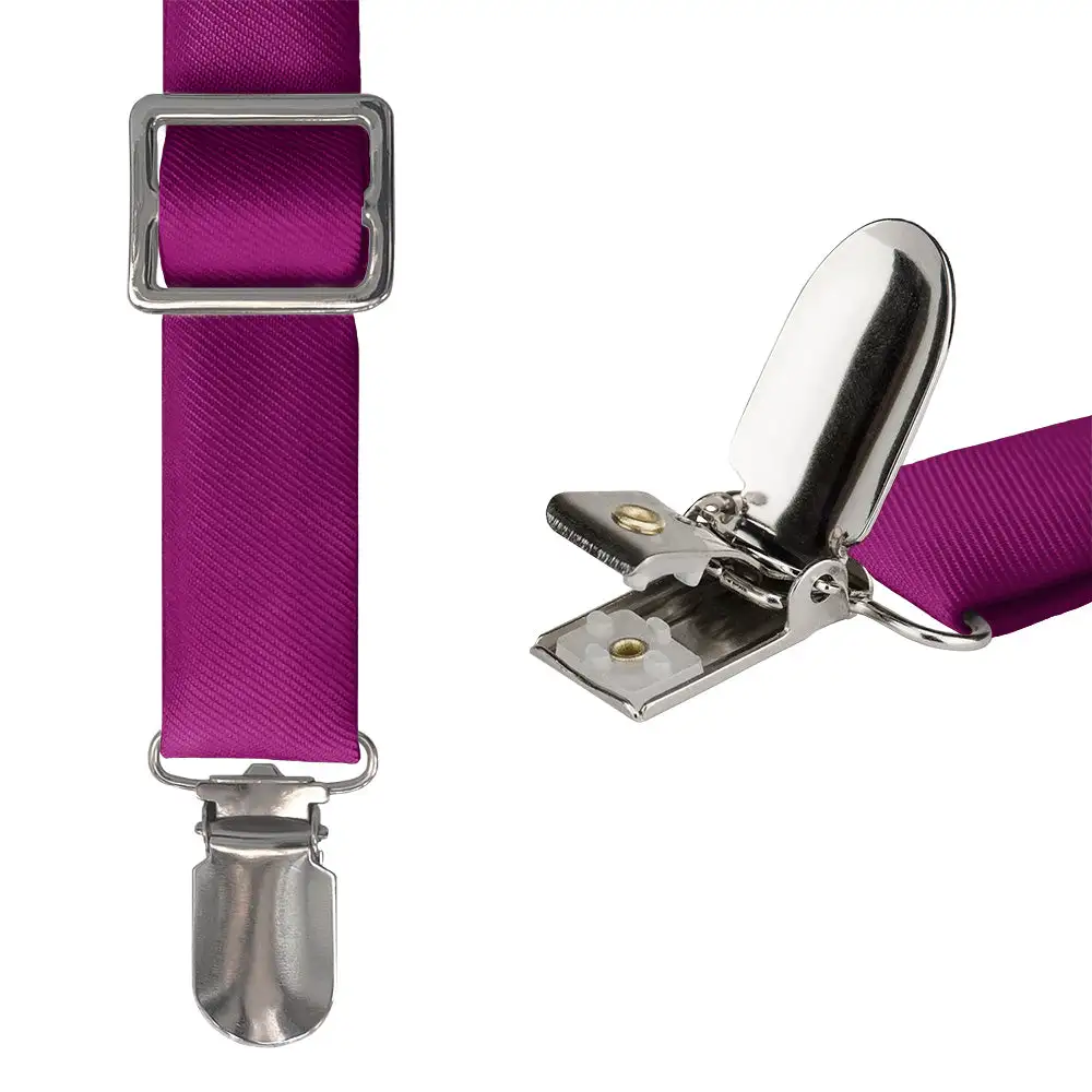 Bold Tailored Solid Tone Suspenders