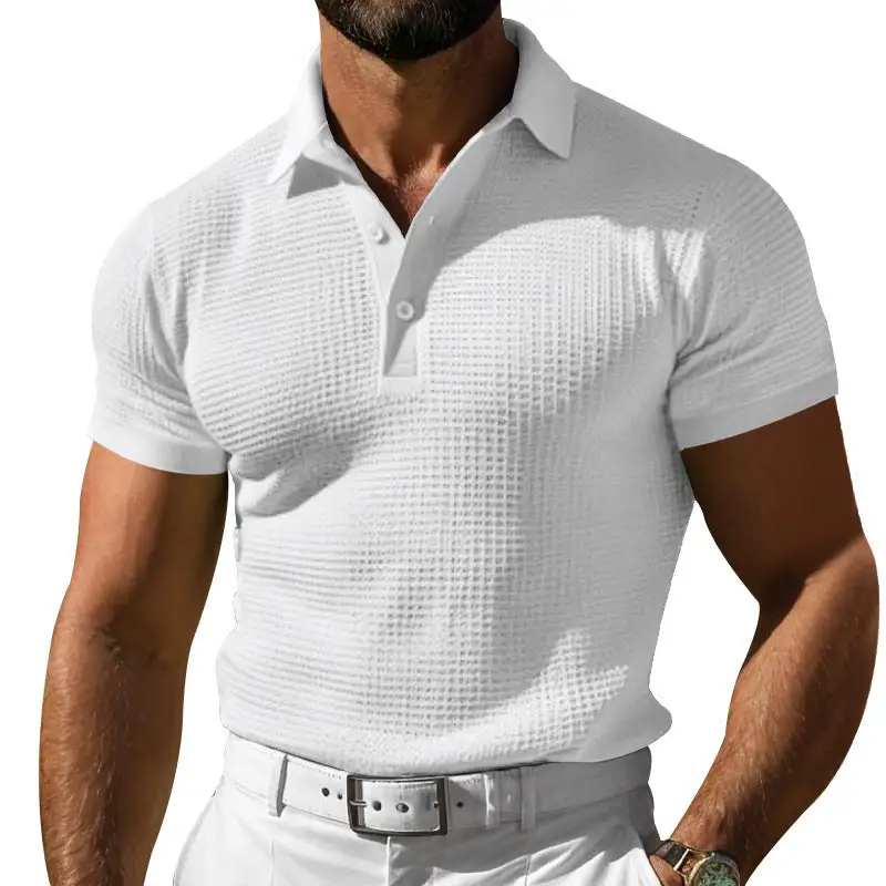 Slim Fit Fine Knit Polo Shirt