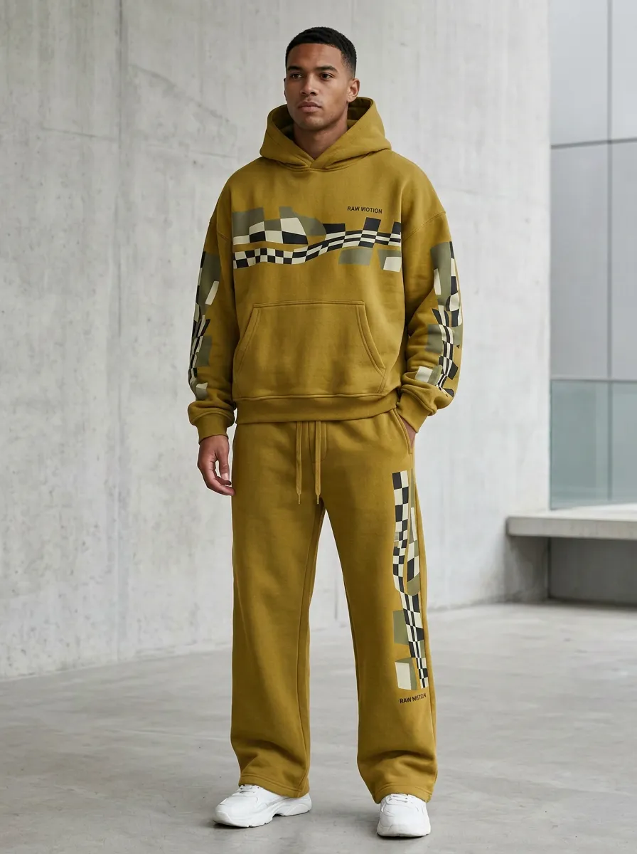 Coordinated Jogger Men's Two-Piece Tracksuit