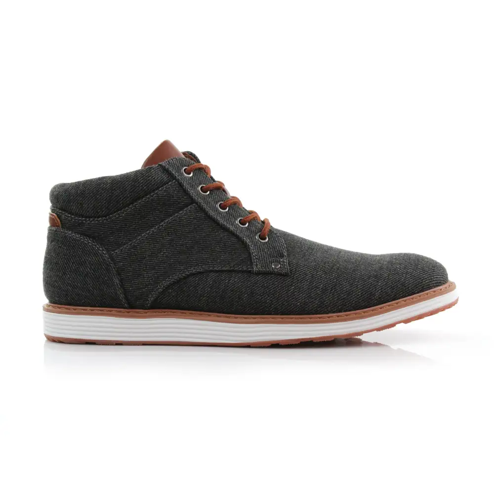 Faux-Suede Suede Lace-Up Chukka Boots