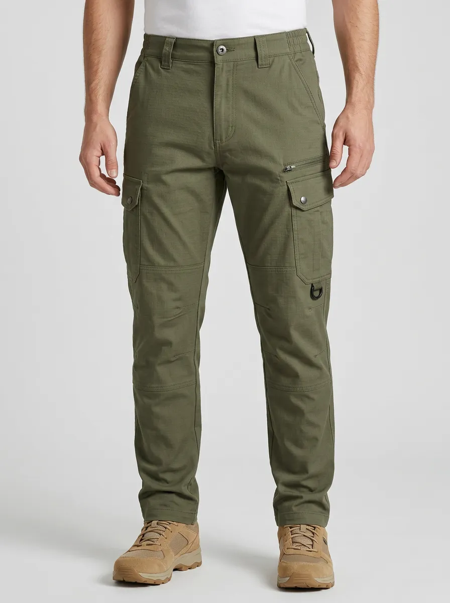 Classic Field-Style Men's Multi-Pocket Waterproof Tactical Cargo Pants