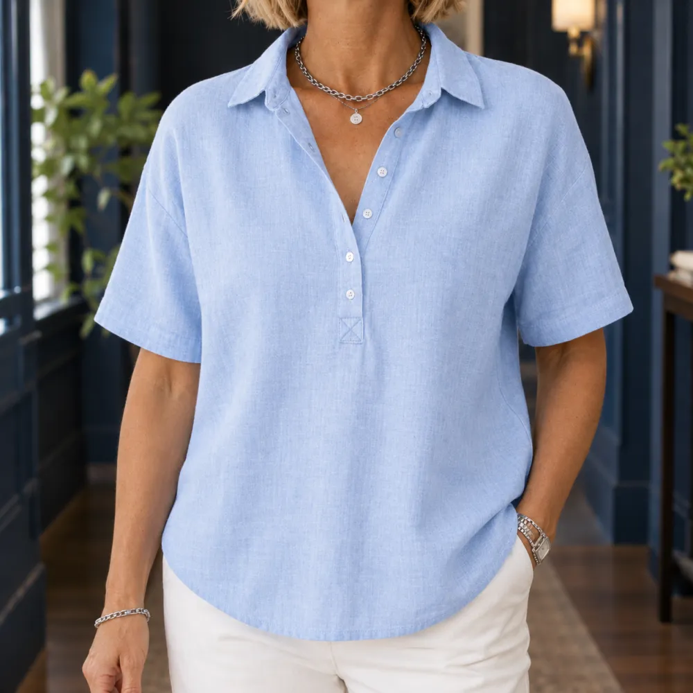 Collared Relaxed Blouse