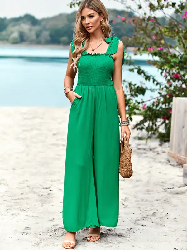 Clean High Waist Wrap Chest Spaghetti Accessory