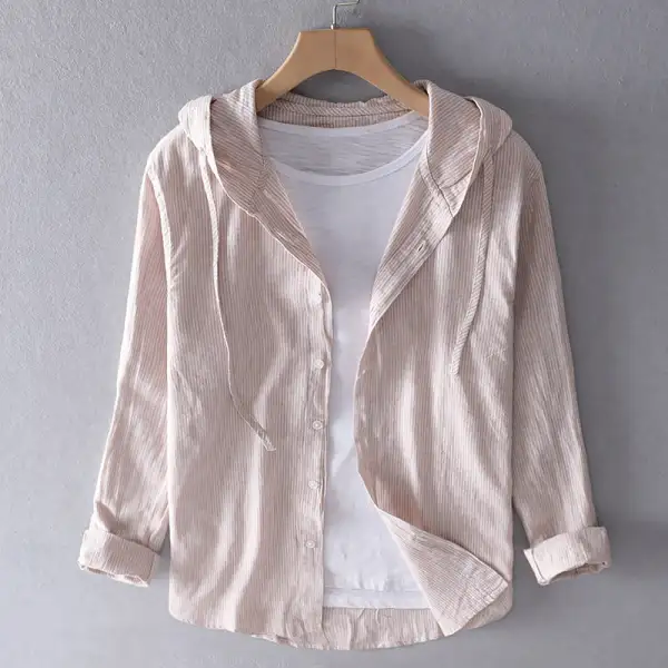 Minimal Button Front Long Sleeve Blouse