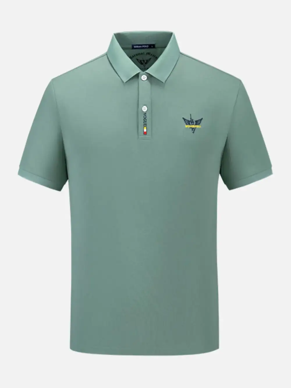 Pocket Detail Short Sleeve Collared Polo Shirt